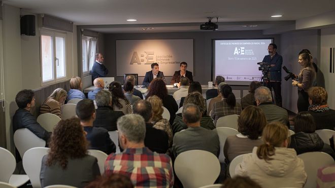 Entrega de los premios de la campaa de Navidad de la ABE