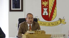 El alcalde de Maceda, Rub�n Quintas