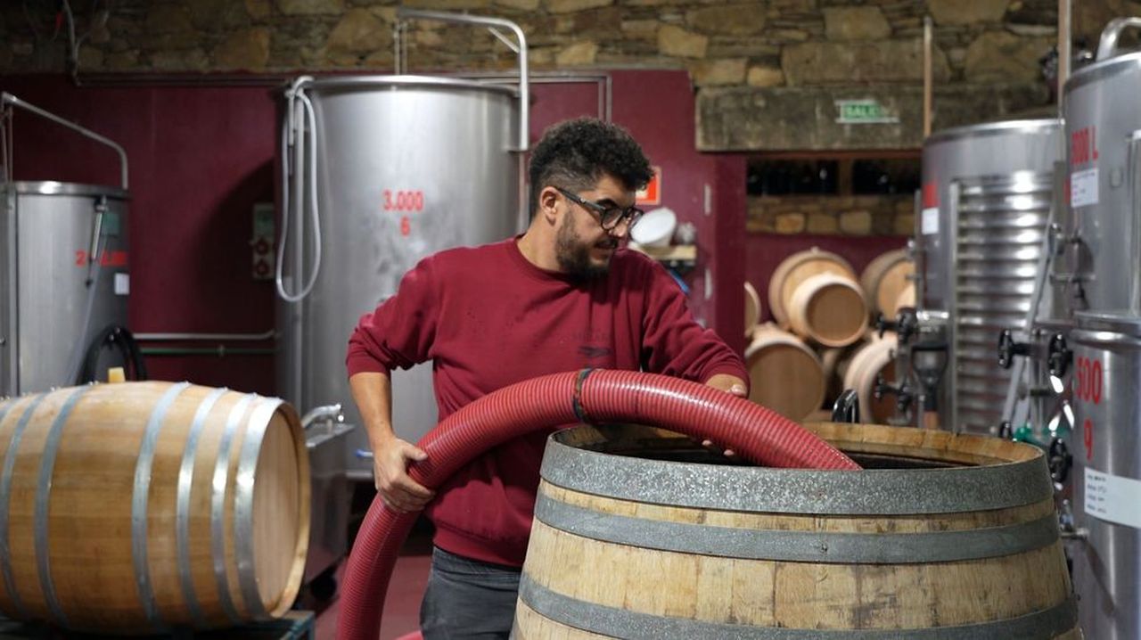 El enólogo joven del año en Galicia es de Chantada y trabaja en la Ribeira Sacra
