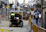 Los comerciantes acumulan p�rdidas por las obras.