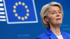 La presidenta de la Comisión Europea, Ursula von der Leyen