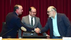 Marcelino Ag�s, Antonio L�pez y Xavier de Donato