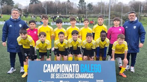 La selecci�n sub-12 de A Costa