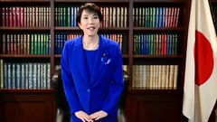 Sanae Takaichi, la nueva lder del Partido Liberal Democrtico de Japn.