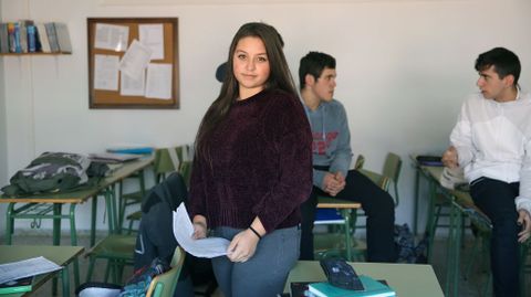 Saray Surez Montoya cursa Bachillerato y su objetivo es ser maestra de Infantil en el futuro.