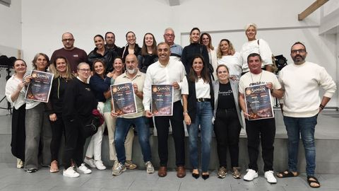 Presentaci�n del Sama�n de Campelo, en Poio