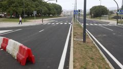 El tramo todava cerrado al trfico est aparentemente concluido, a falta de remates.