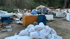 Imagen del vertedero de Lara�o que ha denunciado el grupo municipal del PP