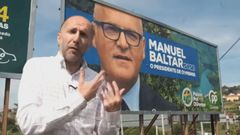 Imagen del v�deo que grab� J�come criticando a Jos� Manuel Baltar. Ahora no cierra la puerta a un pacto para sostener al l�der popular en la diputaci�n