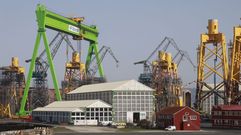 La empresa p�blica actuar� en el espacio sobre la gr�a p�rtico para ganar superficie para el mercado de la e�lica marina