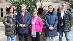 Manuel Pardo durante a s�a visita ao centro.