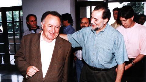 Con�Julio Anguita en 1999