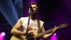 El fallecido Pau Don�s, en las fiestas de A Coru�a, en agosto del 2017. 