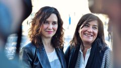 Isabel D�az Ayuso visit� A Coru�a el domingo. 