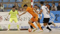 David Pazos, autor de un gol, en el partido frente al UA Ceut�