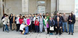 Estrada Micol�xica celebr� el domingo una concurrida salida de campo.