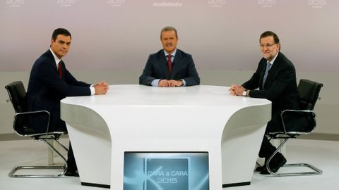 Pedro Sánchez y Mariano Rajoy, durante un debate electoral.