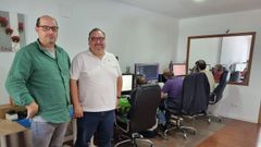 Daniel y Julio Brasa son los propietarios de Sered Hosting S.L., con sede en A Ra de Valdeorras