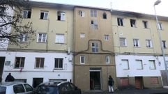 Inendio en un piso de Recimil