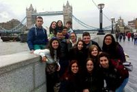 Los alumnos del Magari�os disfrutaron de su estancia en Londres.