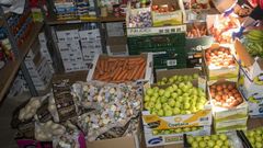 Imagen de un banco de alimentos en una localidad gallega