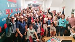 La celebraci�n del PSOE de Vimianzo