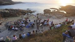 Una de las ltimas ediciones de la entrega de premios, en la Praia dos Cristais 