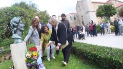 Homenaxes a Ant�n Avil�s de Taramancos, Mar�a Mari�o e Prudencio Romo en Noia
