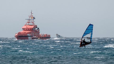 Una embarcaci�n de Salvamento Mar�timo en Canarias, en una imagen de archivo.