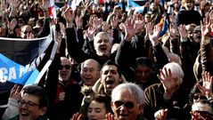 Manifestaci�n en A Coru�a