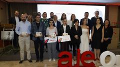 Foto de archivo de la entrega de premios de AJE Ourense, en octubre del 2025