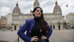 Diana Navarro estuvo en A Corua para presentar la obra En tierra extraa.
