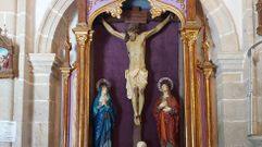 Retablo del Santuario do Cristal restaurado
