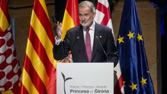 Felipe VI, en la entrega de premios.