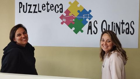 Vernica Rey y Luca Garca en la Puzleteca