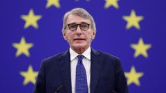 El presidente del Parlamento Europeo, David Sassoli, el pasado noviembre