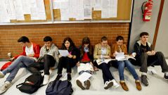 Los nervios del primer d�a de ex�menes