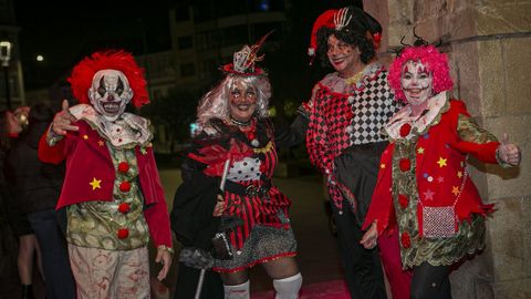 Este viernes se vivi una noche intensa en el claustro del terror en Noia