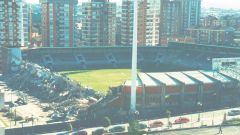 Derribo del antiguo Carlos Tartiere, 2003.