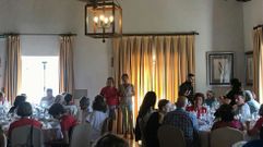 Acto de clausura de las jornadas, celebrado en el Parador de Turismo de Monforte