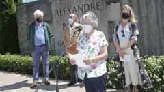 Homenaje a Alexandre B�veda en la Caeira, Poio