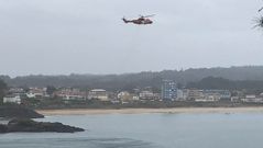 B�squeda del desaparecido en el faro de Mera
