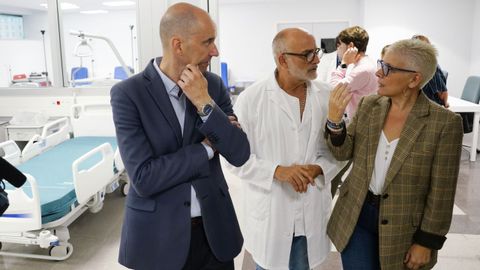 La consejera de Salud, Concepci�n Saavedra, visita las nuevas unidades de Investigaci�n Cl�nica y de Enfermedades Raras del Hospital Universitario Central de Asturias