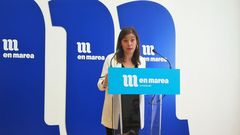 La diputada de En Marea y coordinadora de Esquerda Unida, Eva Solla