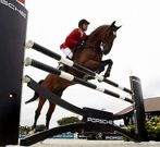 El jinete espaol Jess Garmendia.