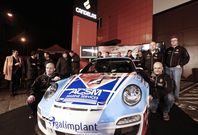 El Porsche de Burgo luce nuevo aspecto para dar comienzo a la temporada de ralis. 