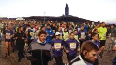 Participantes el a�o pasado en la carrera nocturna de la Torre de H�rcules del circuito Coru�a Corre