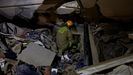 Rescate en un edificio derrumbado de La Guaria, tras los terremotos de Venezuela