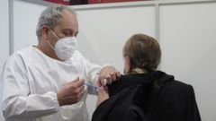 Vacunaci�n a mayores de 80 a�os en Asturias