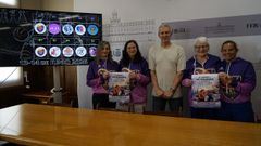 Presentaci�n del torneo de baloncesto para veteranas Cidade de Ferrol